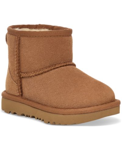 UGG® Toddler Kids Classic Mini II Round Toe Booties