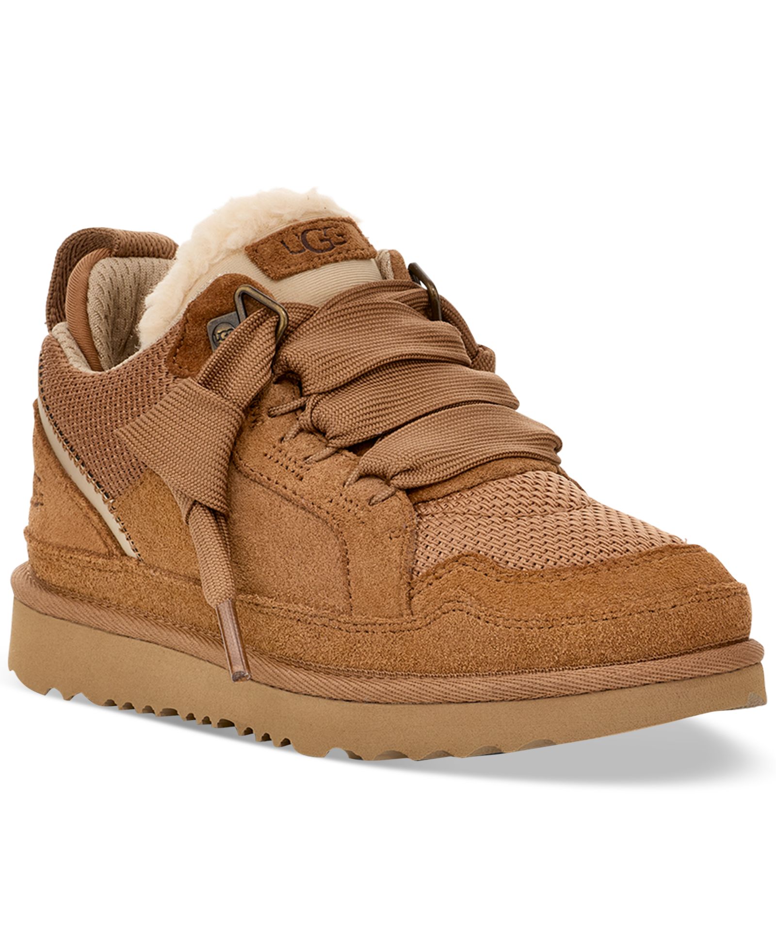 UGG® Kids' Lowmel Lace-Up Cozy Sneakers