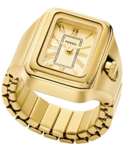 Fossil Женские наручные часы Raquel Two-Hand Gold-Tone Stainless Steel 14mm
