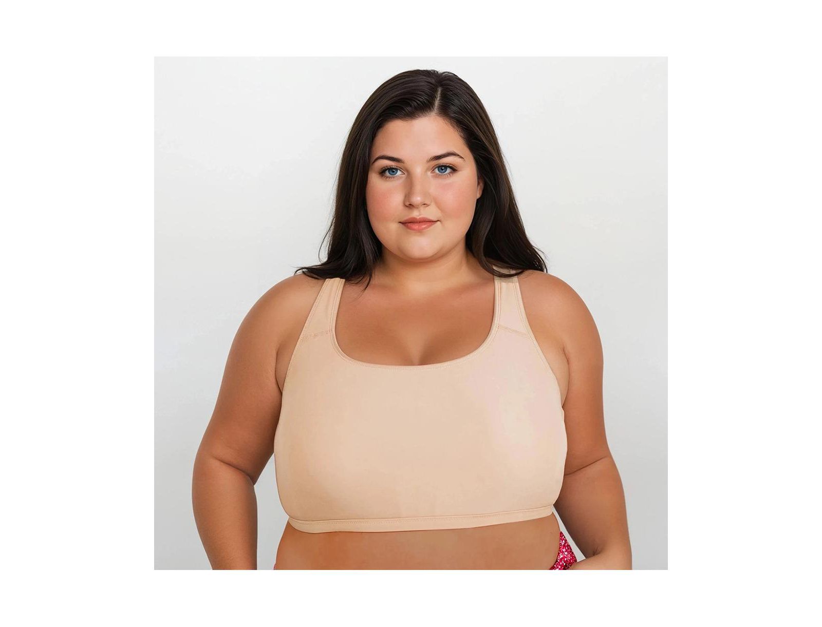 Женский купальник Calypsa Plus Size Racerback Swim Bra