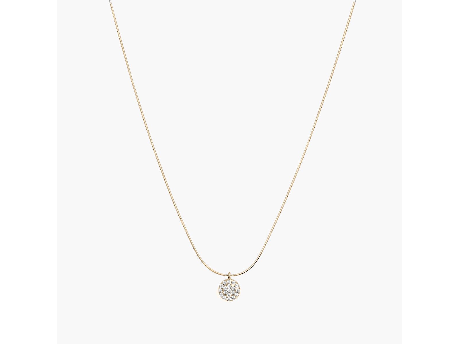 Bearfruit Jewelry ожерелье Blake Circle из стерлингового серебра с напылением 18k Gold