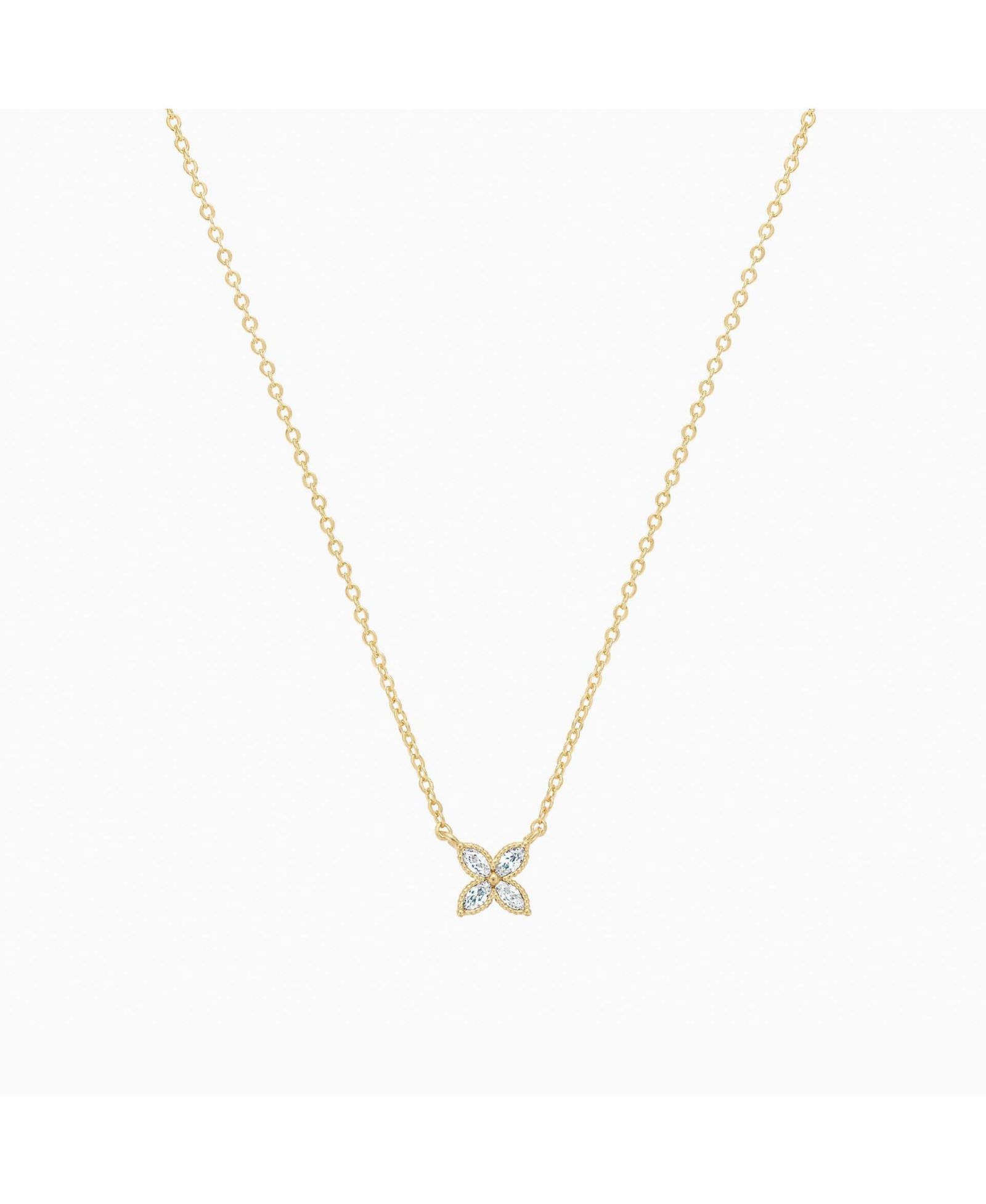 Колье с подвеской Alexa, позолота 14k, изящное, модное, повседневное, блестящее