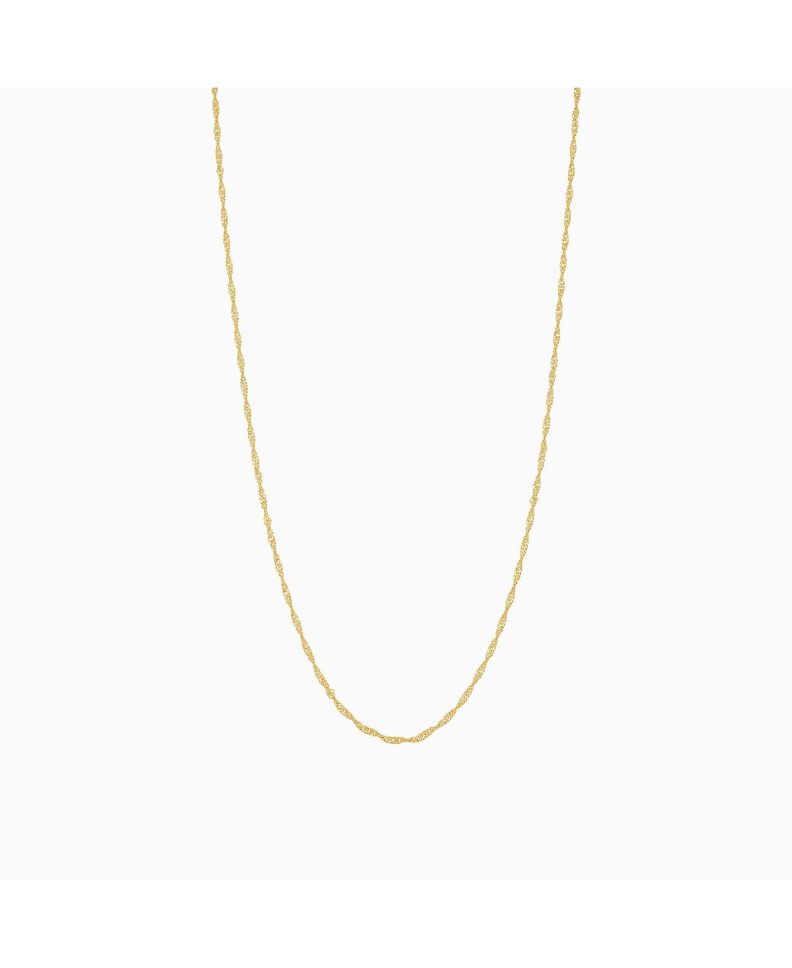 Ожерелье-цепочка Ashley Basic из стерлингового серебра с напылением 18k Gold