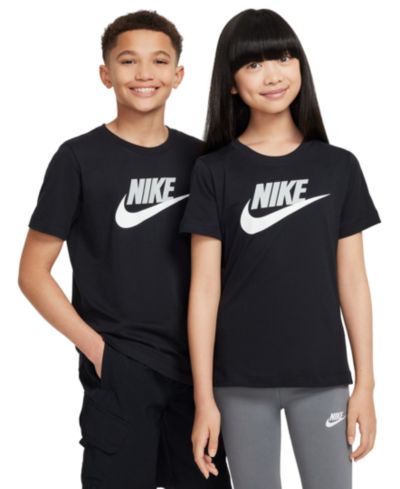 Nike Boys' and Girls' 6-20 Sportswear Logo Graphic T-Shirt