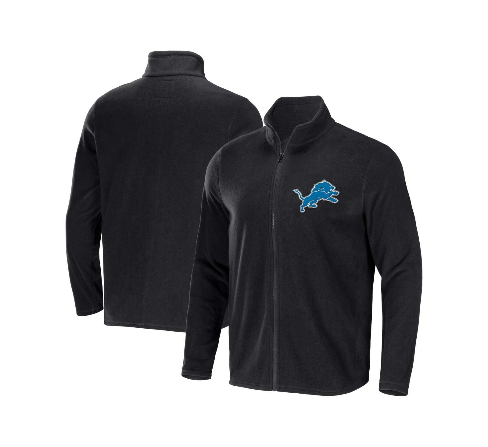 Мужская куртка NFL x Darius Rucker Collection от Fanatics, черная, Detroit Lions, на молнии