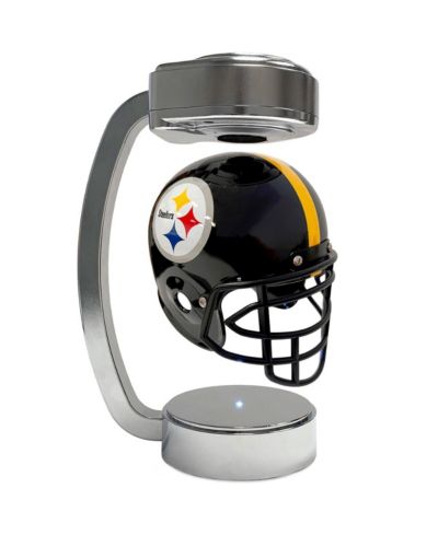 Pegasus Home Fashions Pittsburgh Steelers Chrome Mini Hover Helmet LED Rotating Figurine