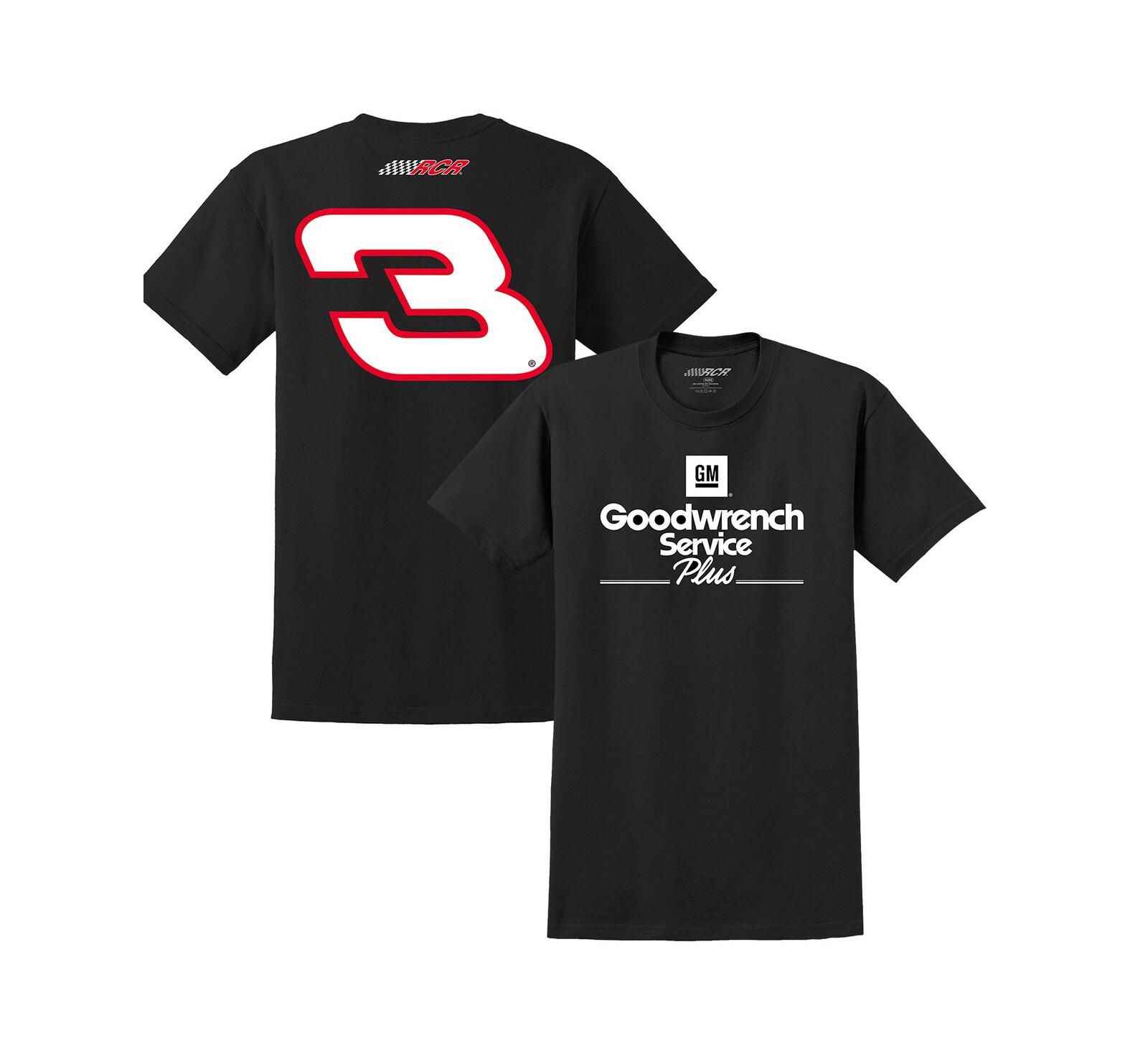 Men's Richard Childress Racing Team Collection черная футболка Dale Earnhardt Goodwrench Service Plus Sponsor Lifestyle