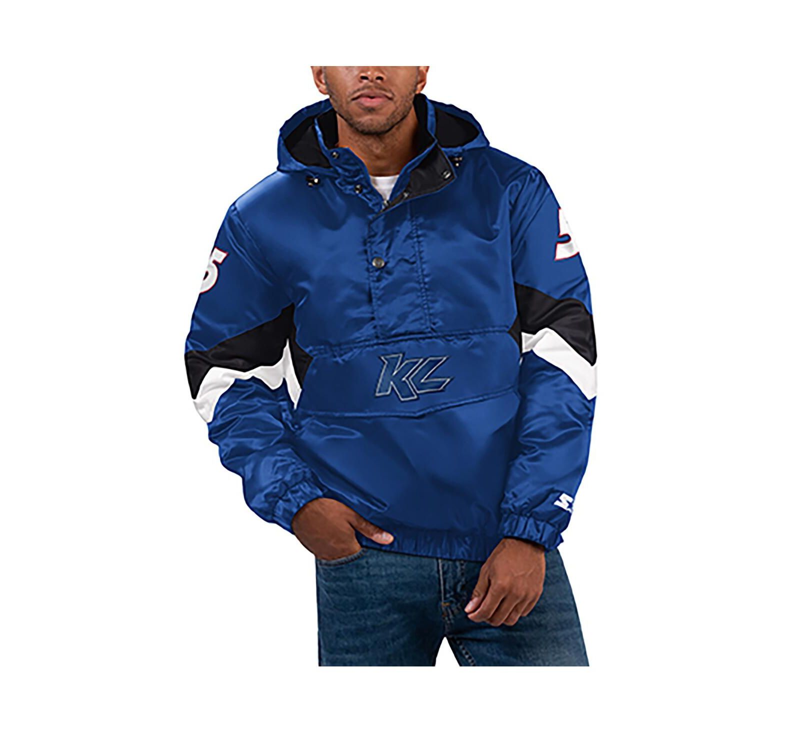 Мужское худи Starter Kyle Larson Home Team Satin Half-Zip
