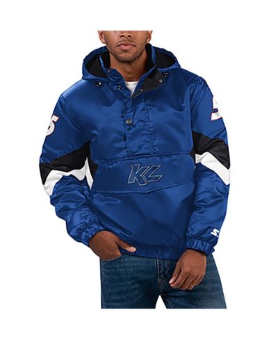 Мужское худи Starter Kyle Larson Home Team Satin Half-Zip