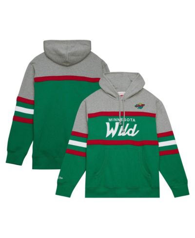 Мужской худи Mitchell & Ness Green, Gray Minnesota Wild
