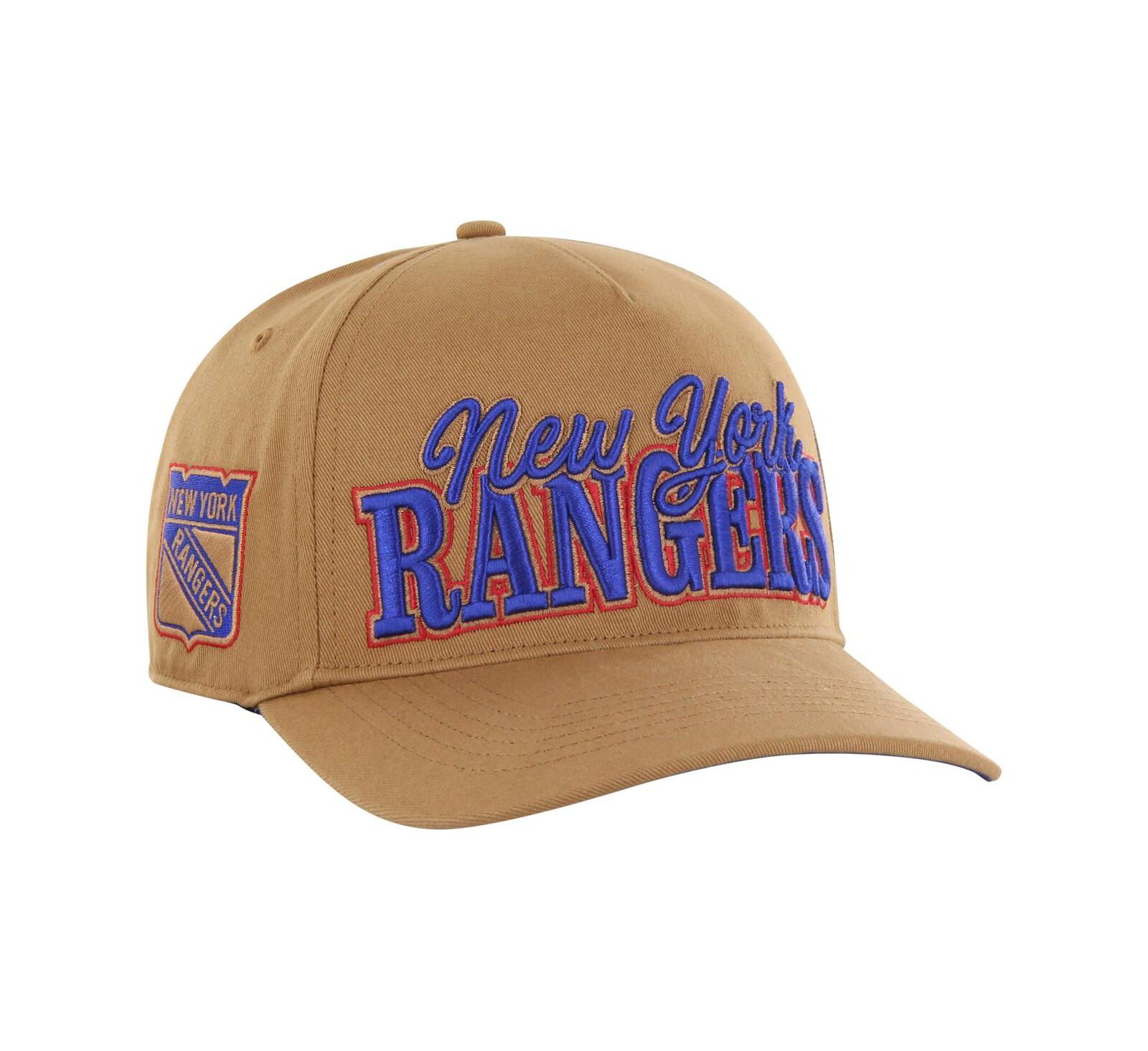 Men's '47 Brand Tan New York Rangers Barnes Hitch Adjustable Hat