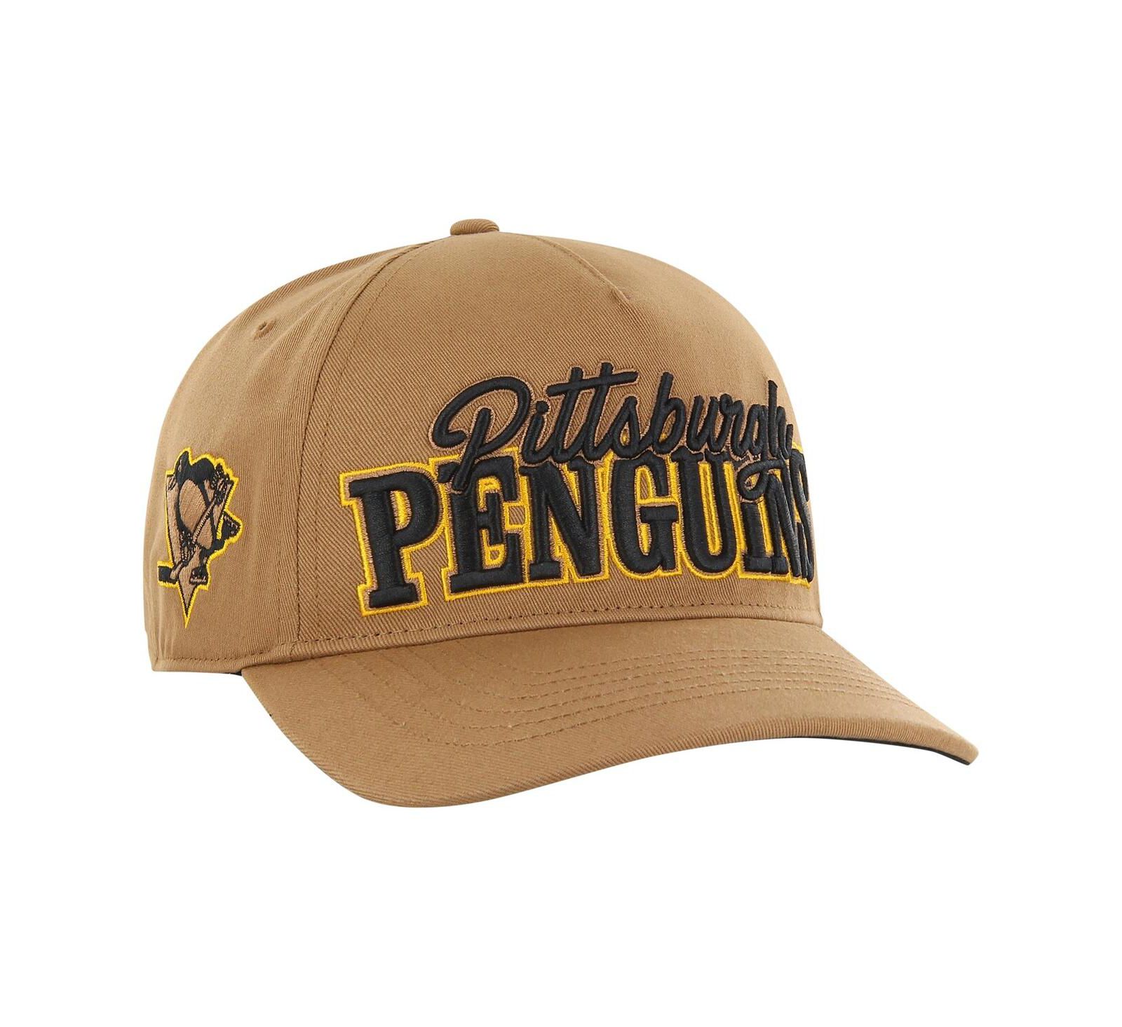 Men's '47 Brand Tan Pittsburgh Penguins Barnes Hitch Adjustable Hat