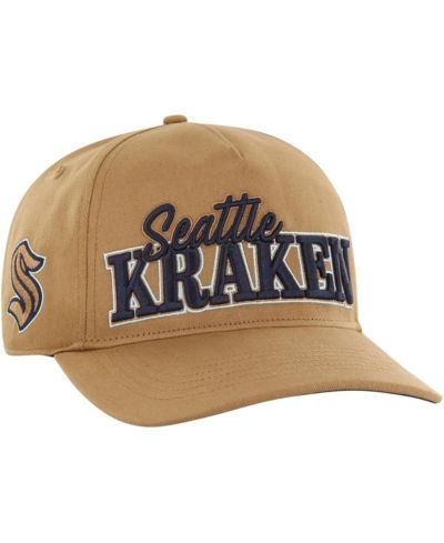 Мужская кепка '47 Brand Seattle Kraken Barnes Hitch, регулируемая, бежевая
