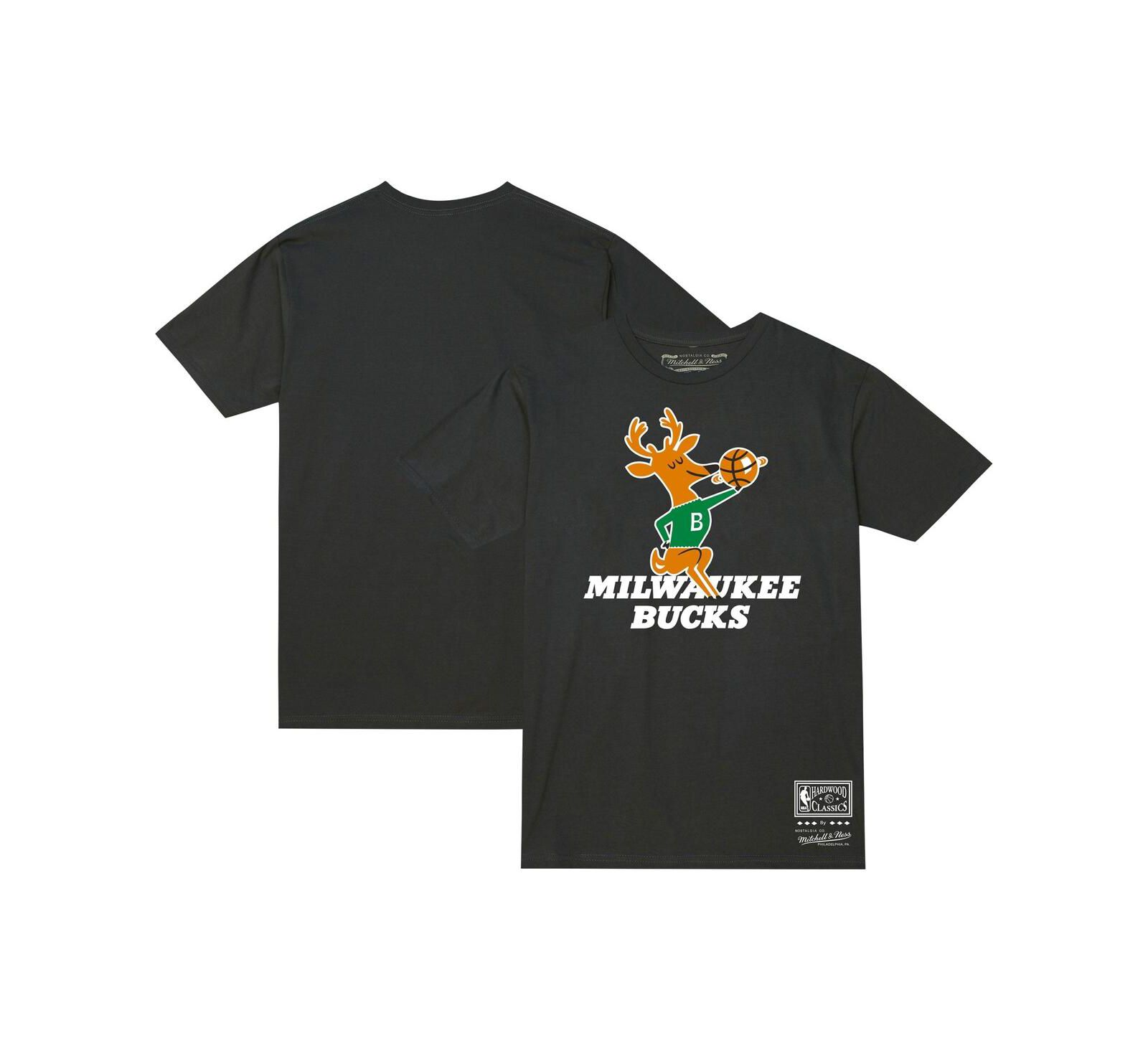 Mitchell & Ness Футболка Milwaukee Bucks Hardwood Classics MVP для мужчин и женщин, черная
