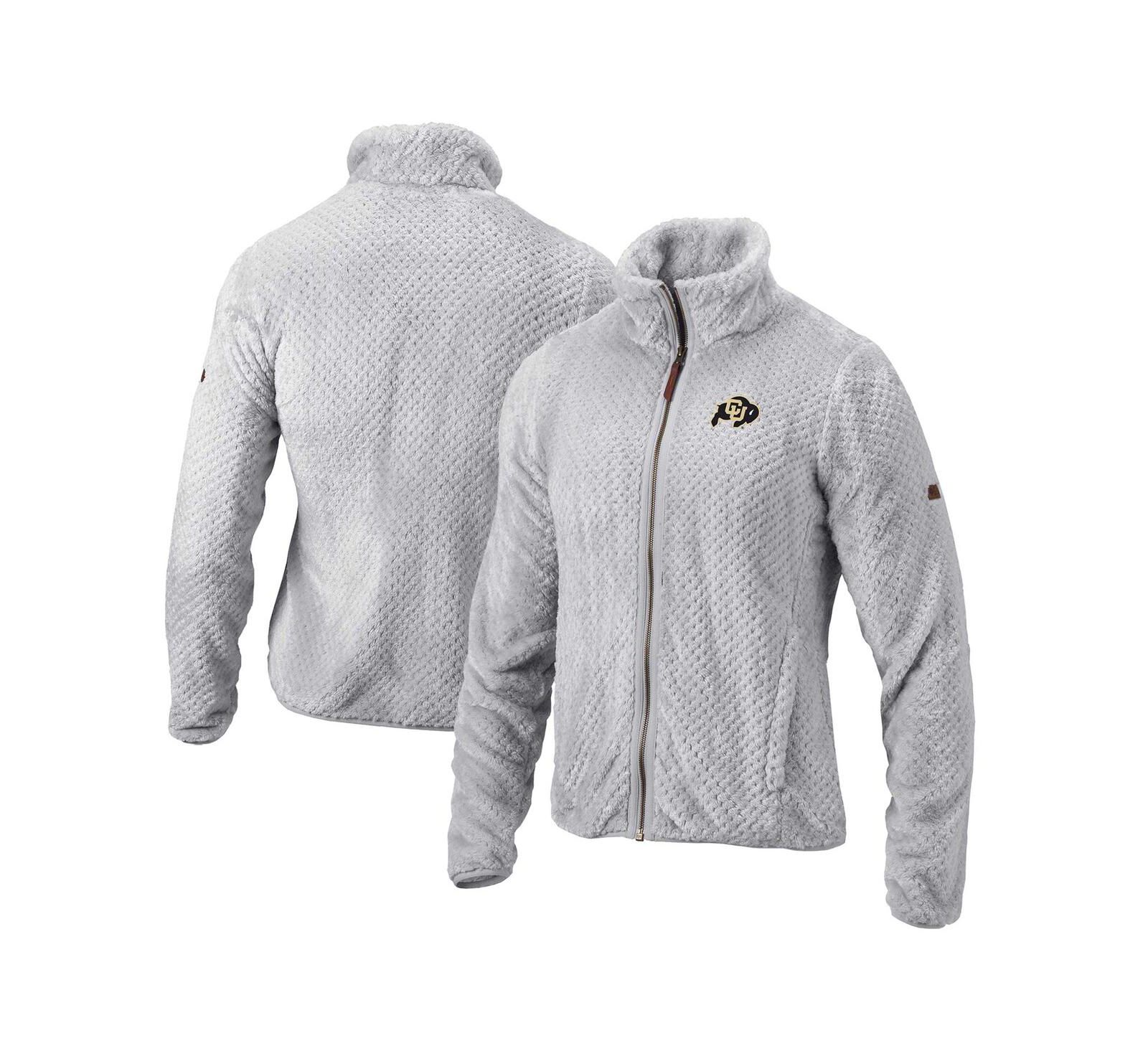 Женская куртка Columbia Gray Colorado Buffaloes Fire Side II Full-Zip