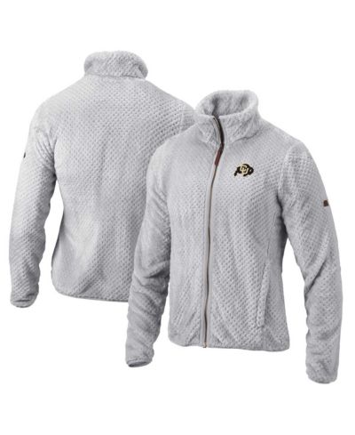Женская куртка Columbia Gray Colorado Buffaloes Fire Side II Full-Zip