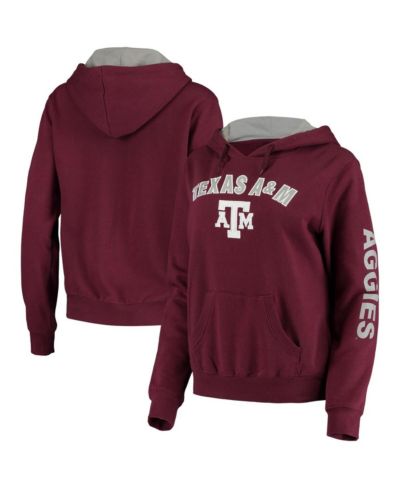 Colosseum Женская бордовая толстовка Texas A&M Aggies Loud and Proud