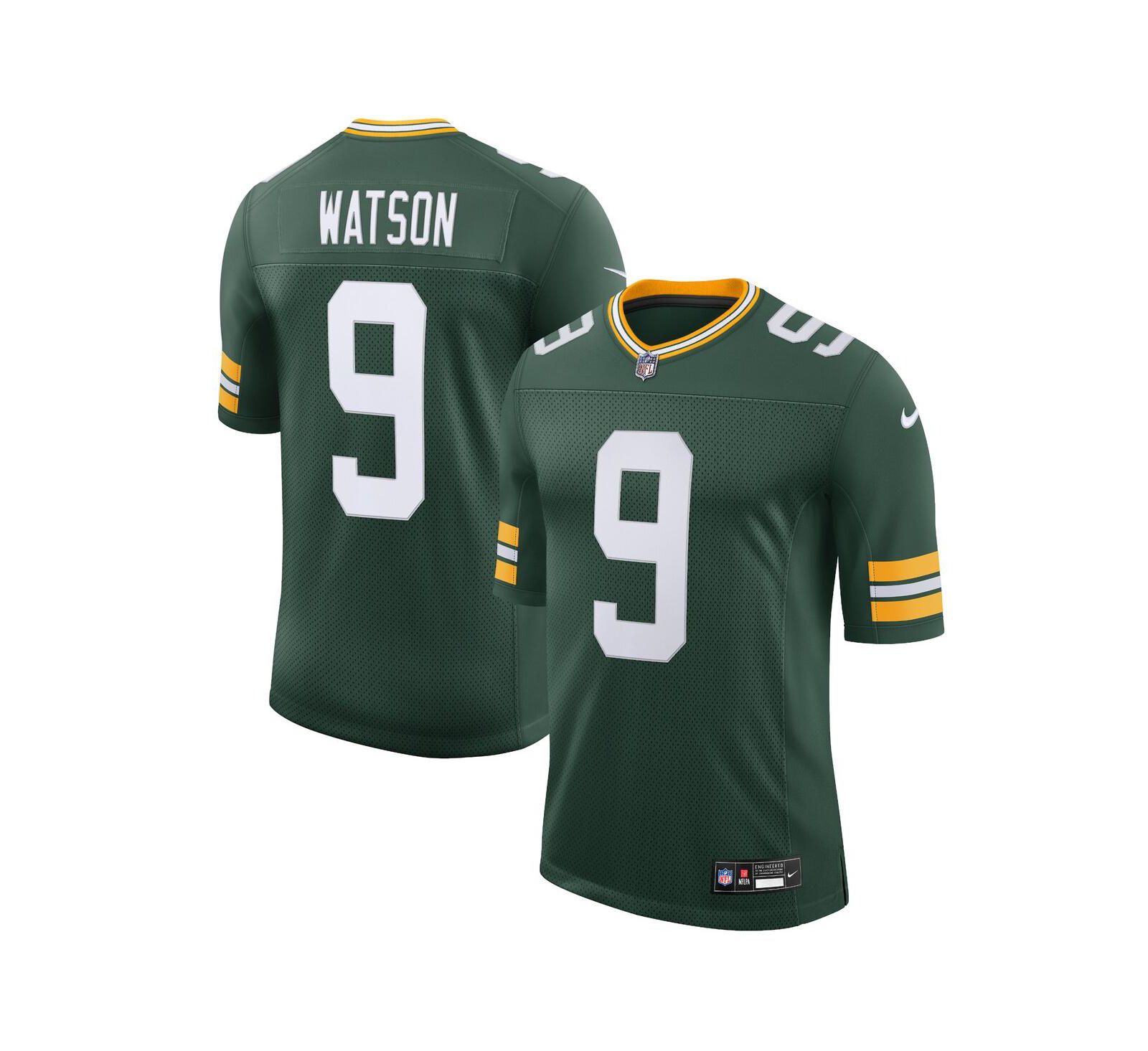 Мужская джерси Nike Christian Watson Green Bay Packers Vapor Untouchable Limited