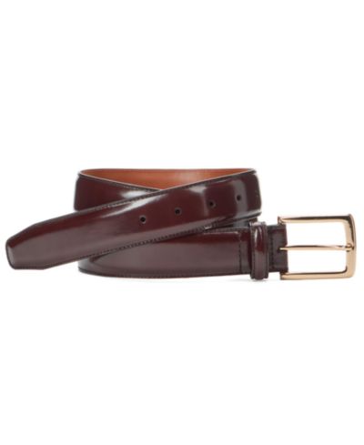 Мужской кожаный ремень Johnston & Murphy Burnished