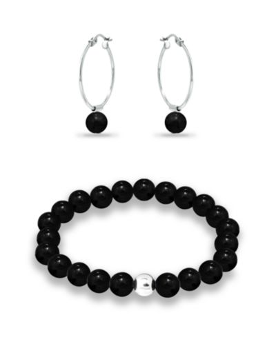 Комплект из браслета и серебряных серег Macy's