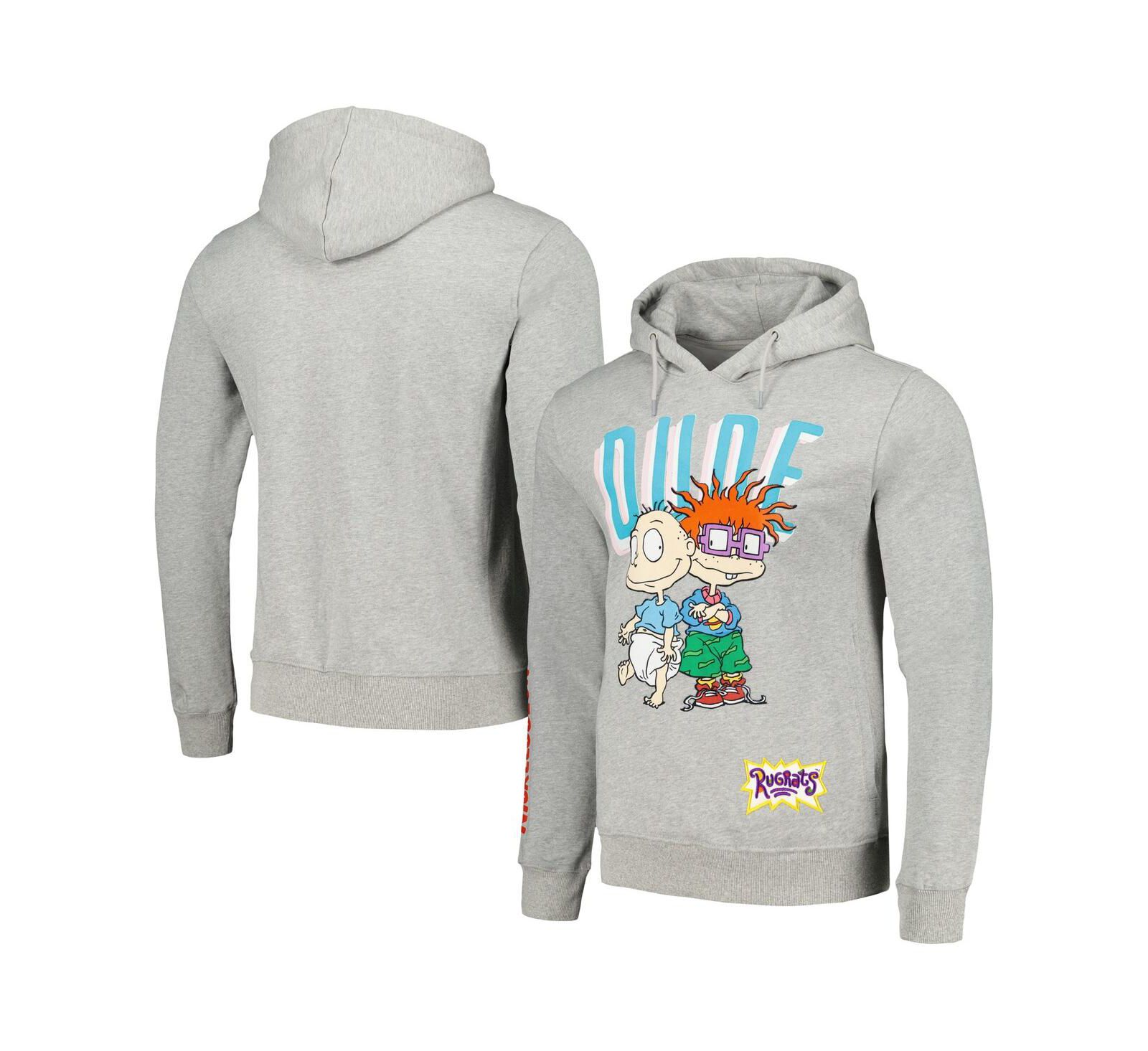 Мужское худи Freeze Max Heather Gray Rugrats Graphic Pullover