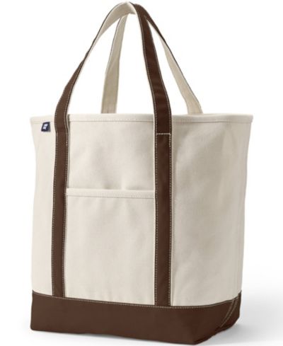 Сумка-шоппер Lands' End Large 5 Pocket Open Top Canvas Tote Bag
