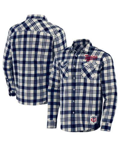 Мужская фланелевая рубашка Fanatics Darius Rucker Collection Minnesota Twins Plaid