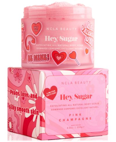 NCLA Beauty Hey, Sugar Pink Champagne Body Scrub, 8.8 oz.