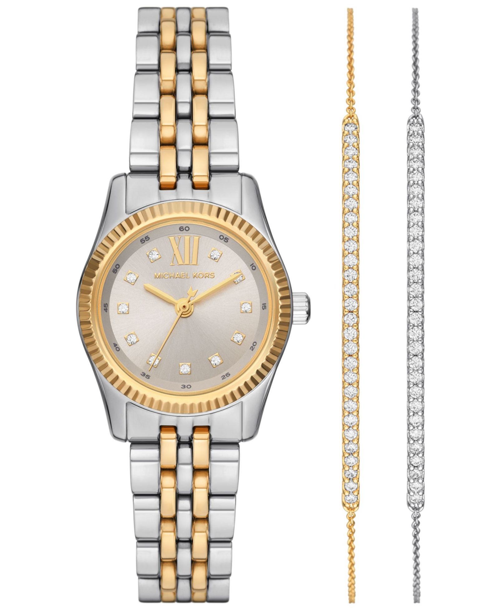 Michael Kors Женский подарочный набор: часы и браслеты Lexington, 26mm