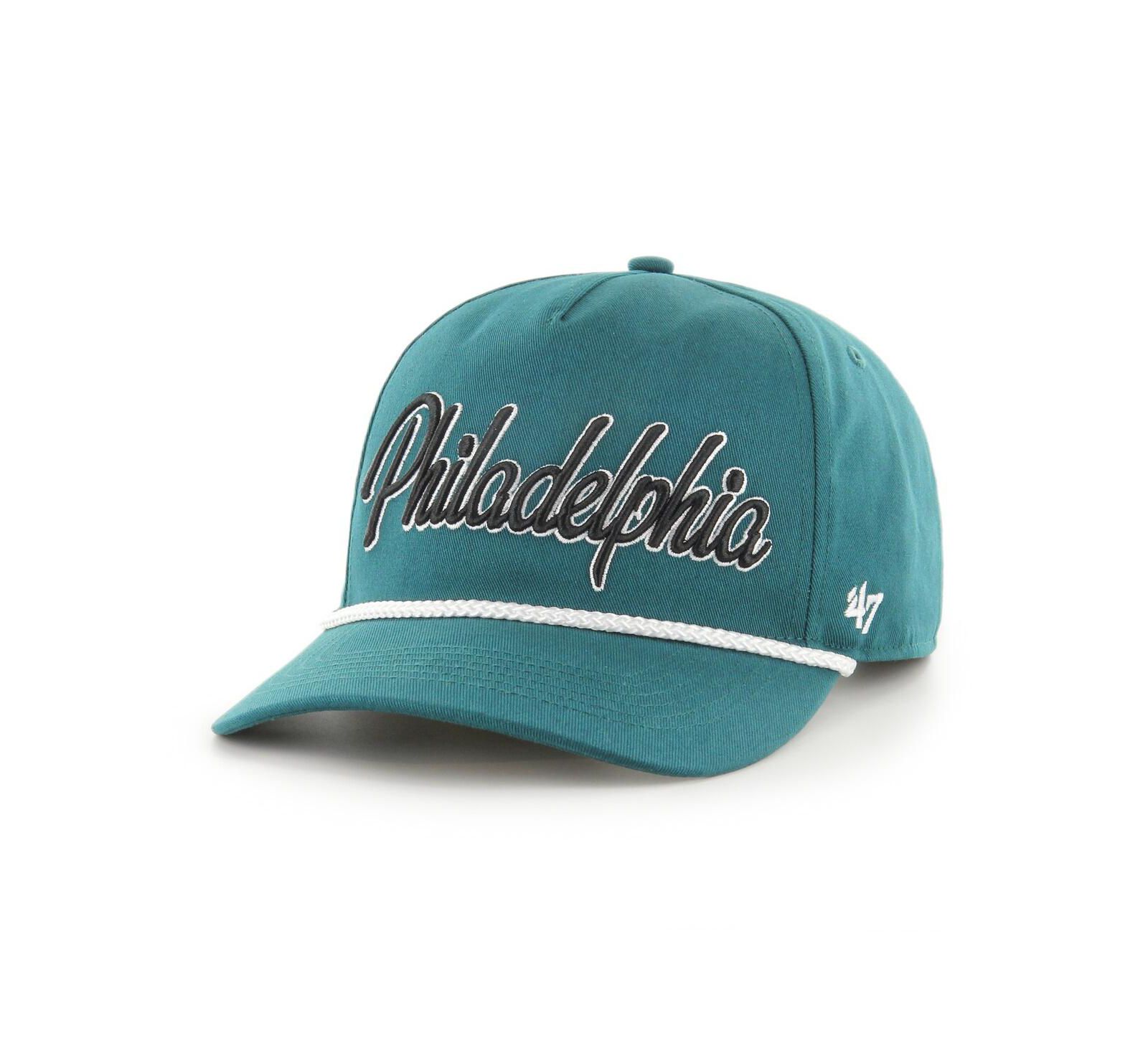 '47 Brand Men's Midnight Green Philadelphia Eagles Overhand Hitch Adjustable Hat