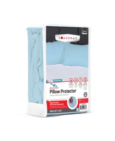 Guardmax Защитный чехол для подушки King Size с молнией (2 шт.)