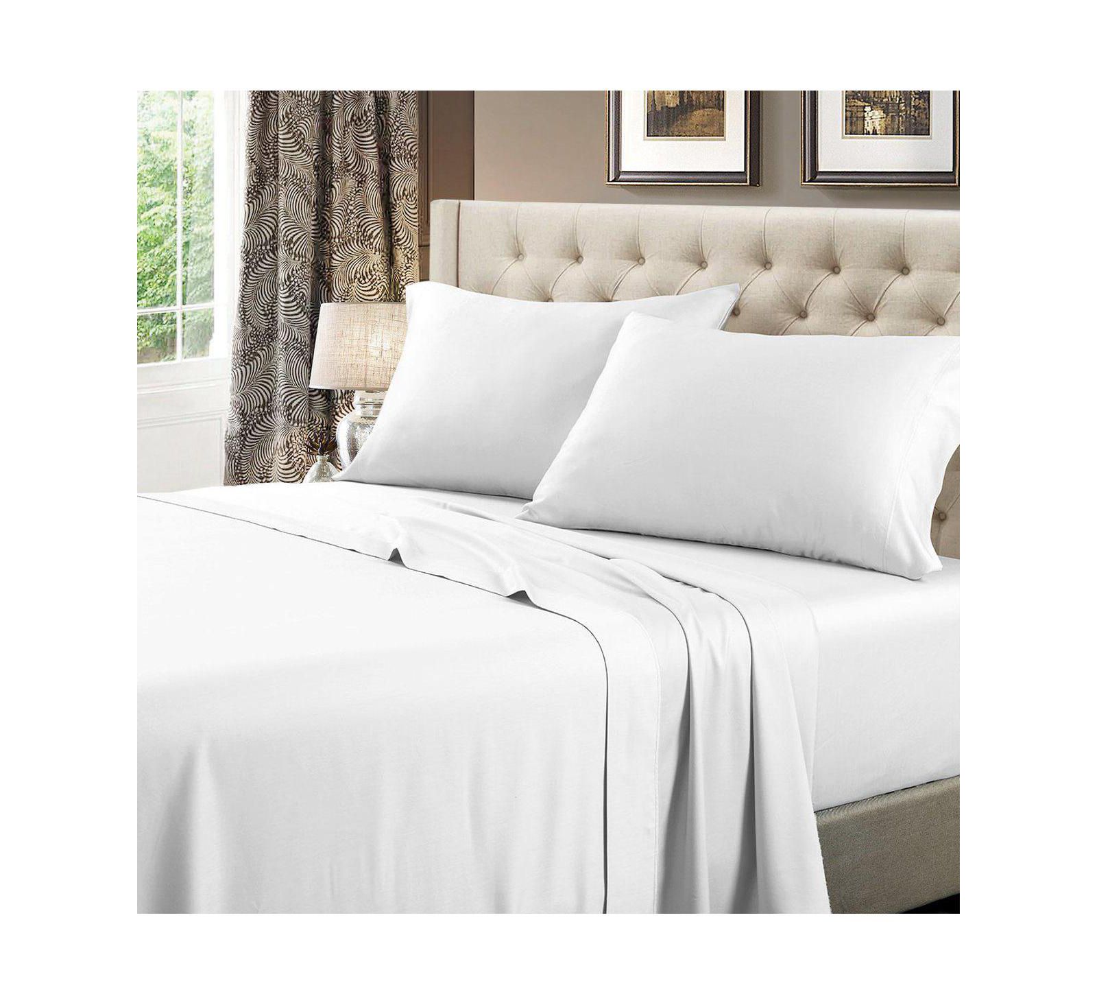 Egyptian Linens Full XL (54 X 80") Sheet Set 608 Soft Cotton Sateen USA