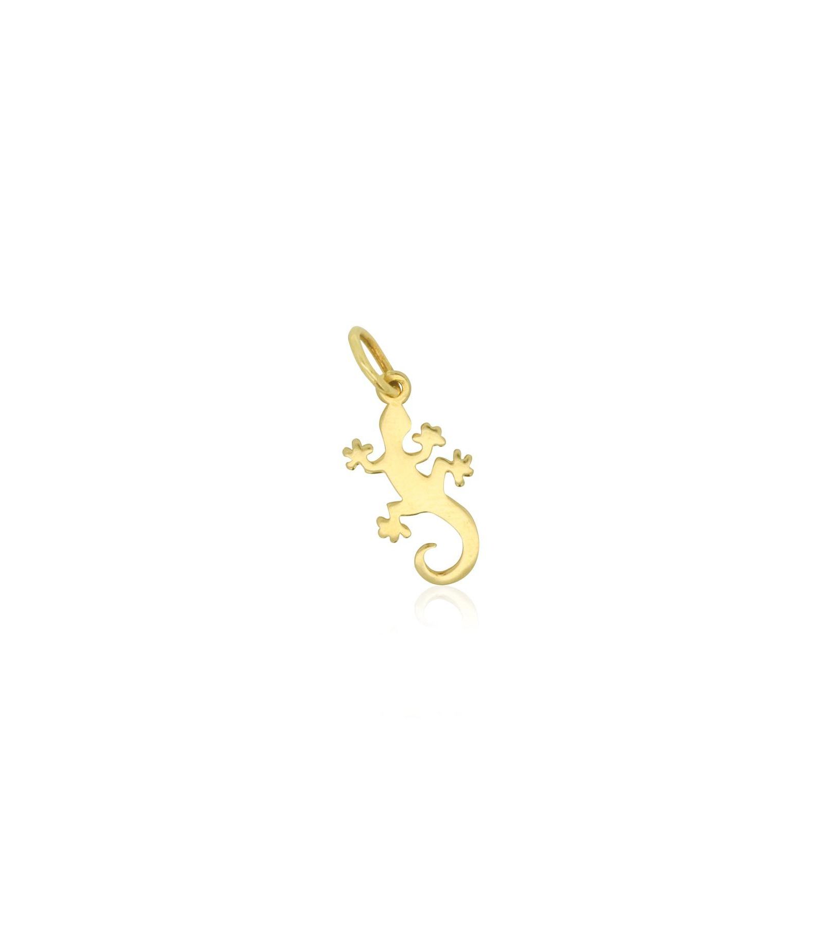 The Lovery Mini Gold Lizard Charm 14K Gold