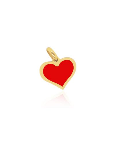 Подвеска The Lovery Coral Heart Charm 14K Gold 10mm