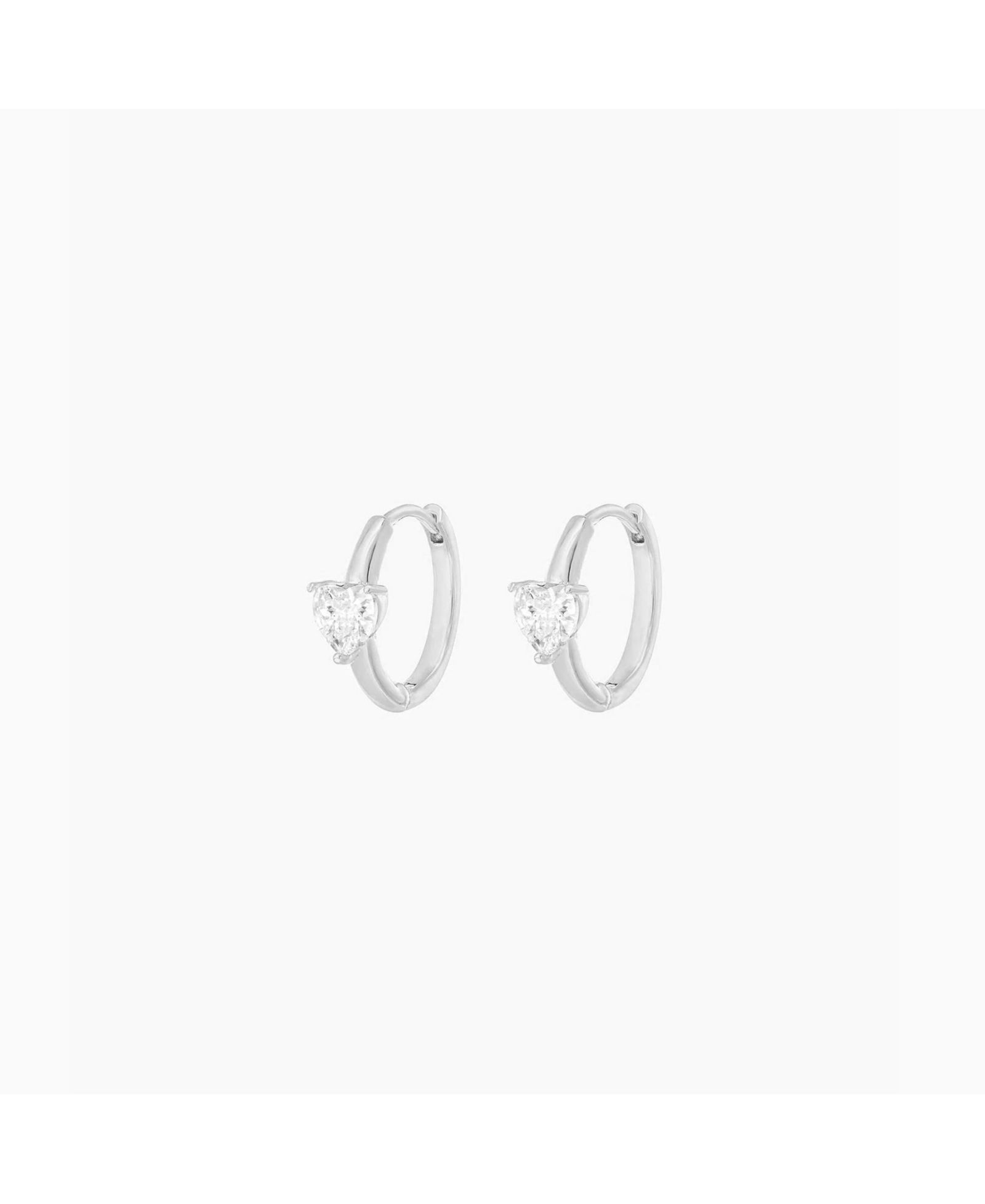 Серьги Annette Huggies из стерлингового серебра с напылением 18k Gold и кристаллами