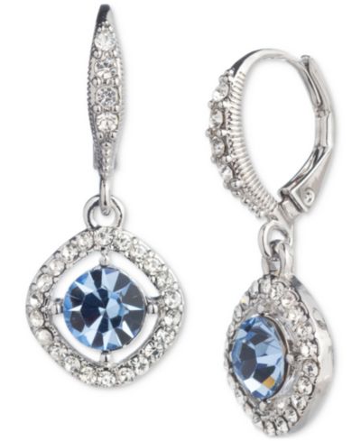 Givenchy Pavé & Color Серьги-подвески с кубическим цирконием