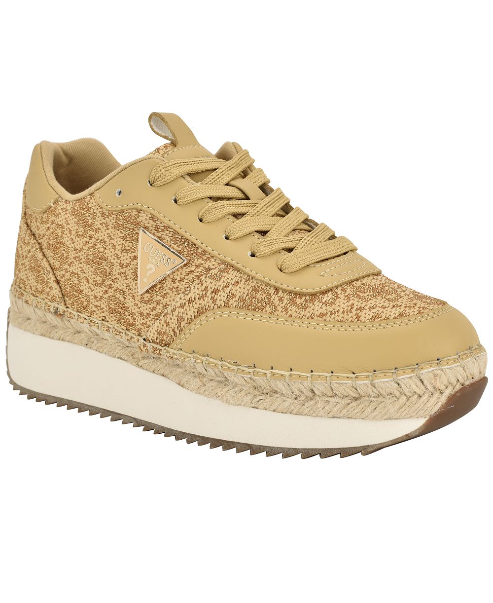 GUESS женские кроссовки-эспадрильи на платформе со шнуровкой Stefen
