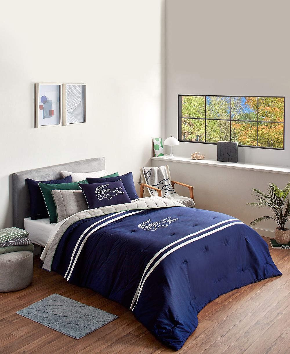 Комплект покрывала Lacoste Home Big Croc 2-Pc., Twin