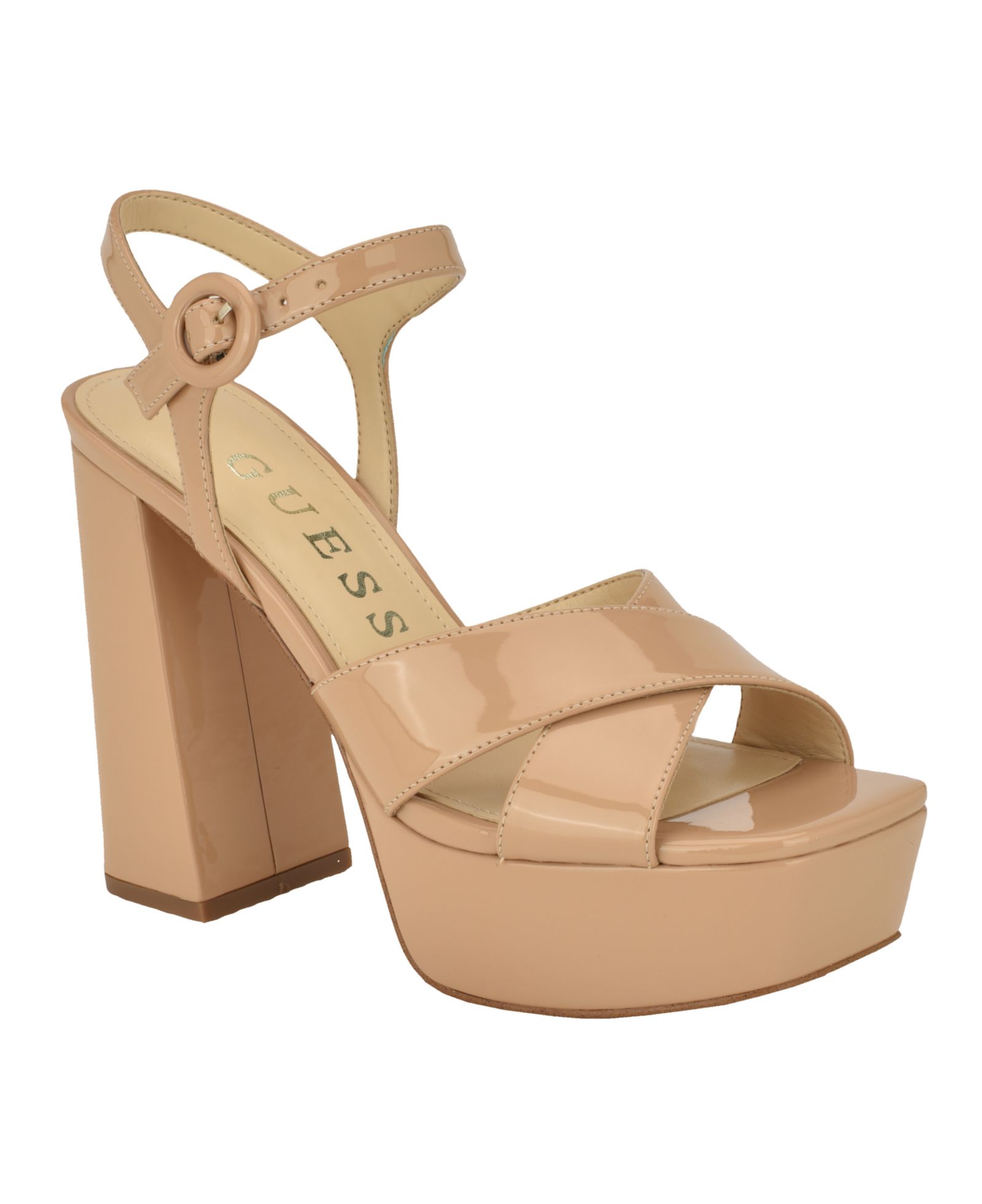 Женские сандалии GUESS Vallenn Platform Block Heel Dress Sandals