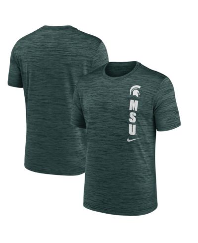 Мужская футболка Nike Green Michigan State Spartans 2024 Sideline Velocity Performance