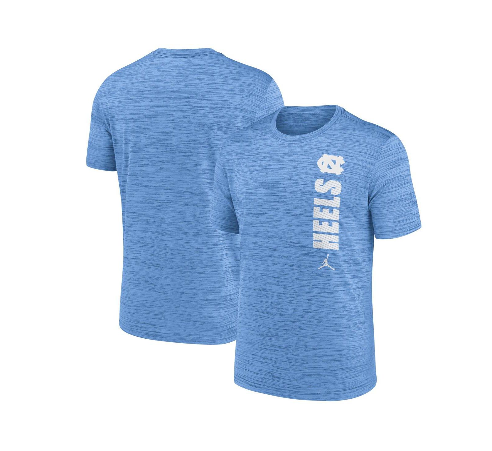 Jordan Мужская футболка Carolina Blue North Carolina Tar Heels 2024 Sideline Velocity Performance