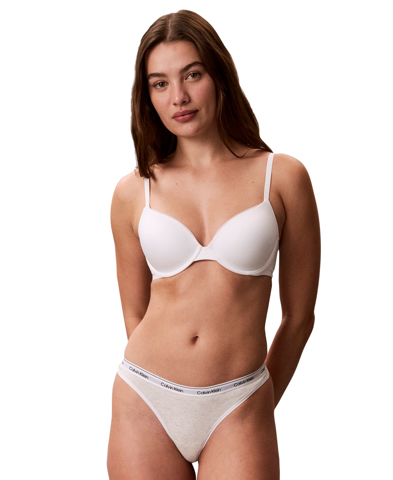 Женские трусики Calvin Klein Modern Logo Thong QD5043