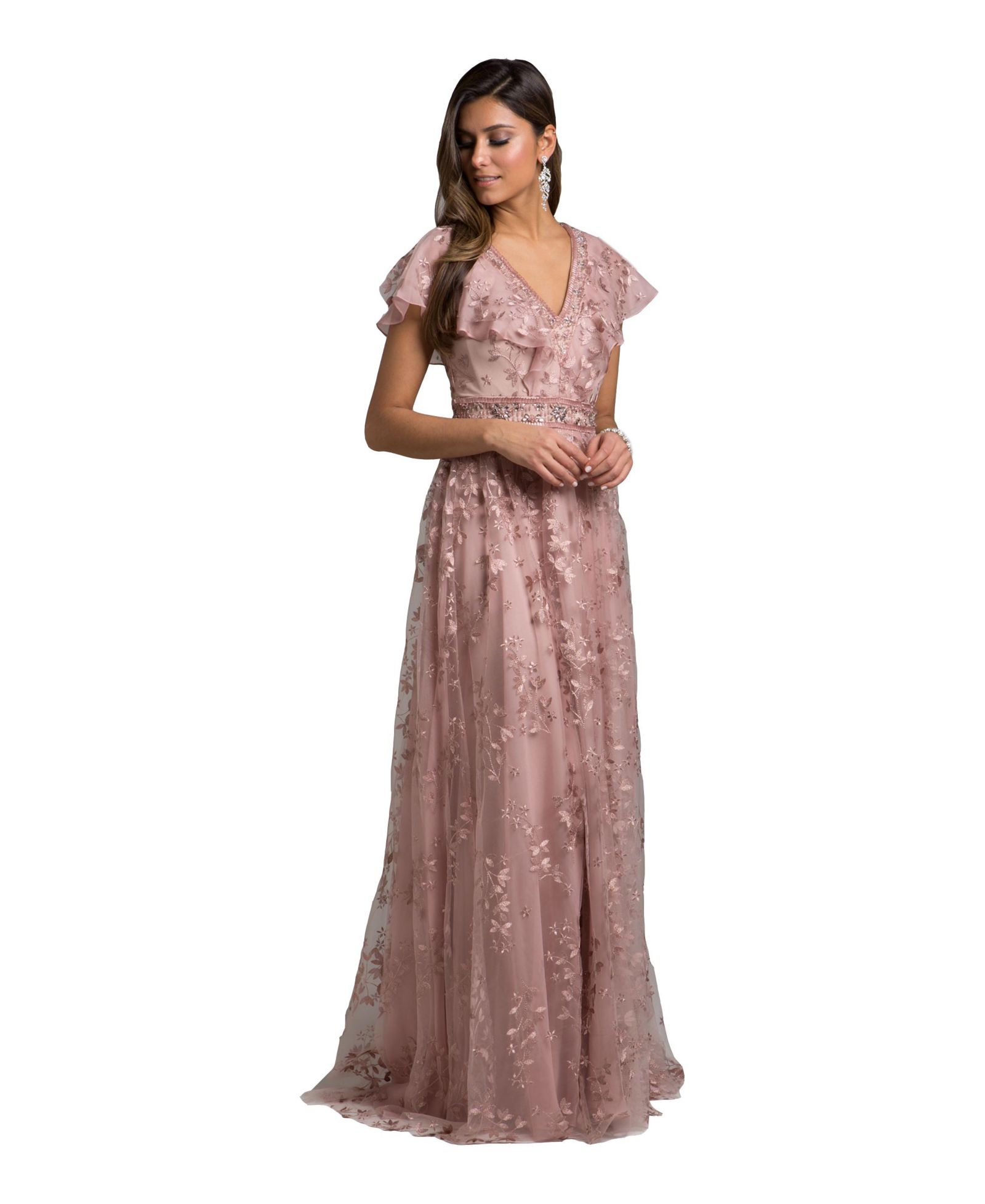 Women's Lace, V-Neck Dress