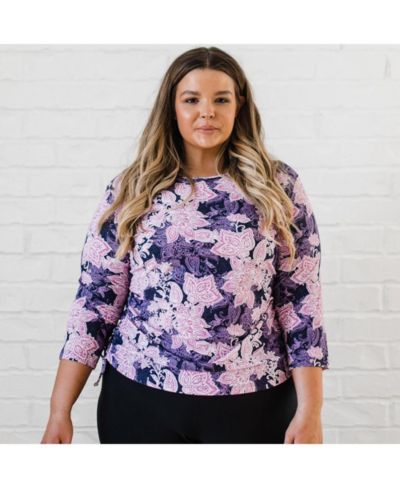 Purple paisley