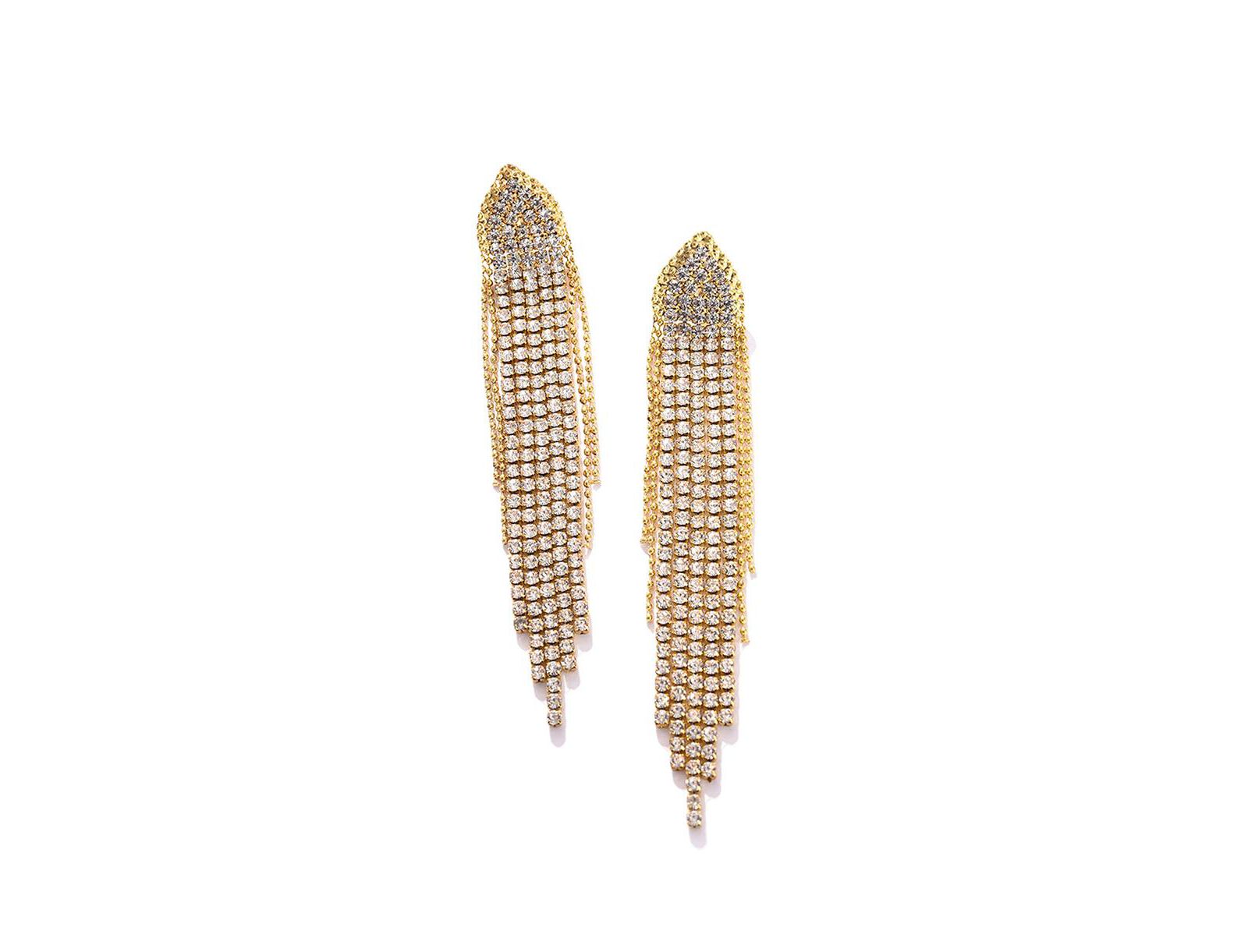 Женские серьги SOHI Gold Bling Cluster Drop