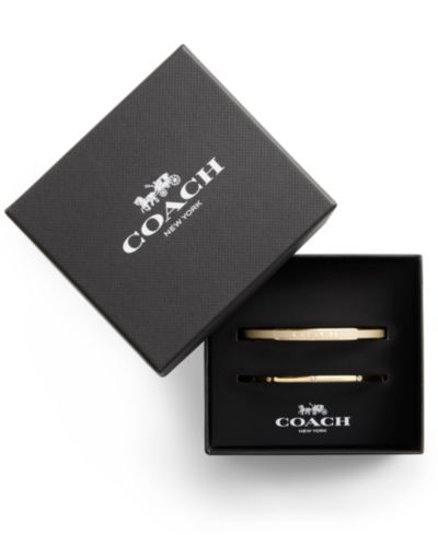 Набор браслетов Coach Faux Stone Enamel Signature
