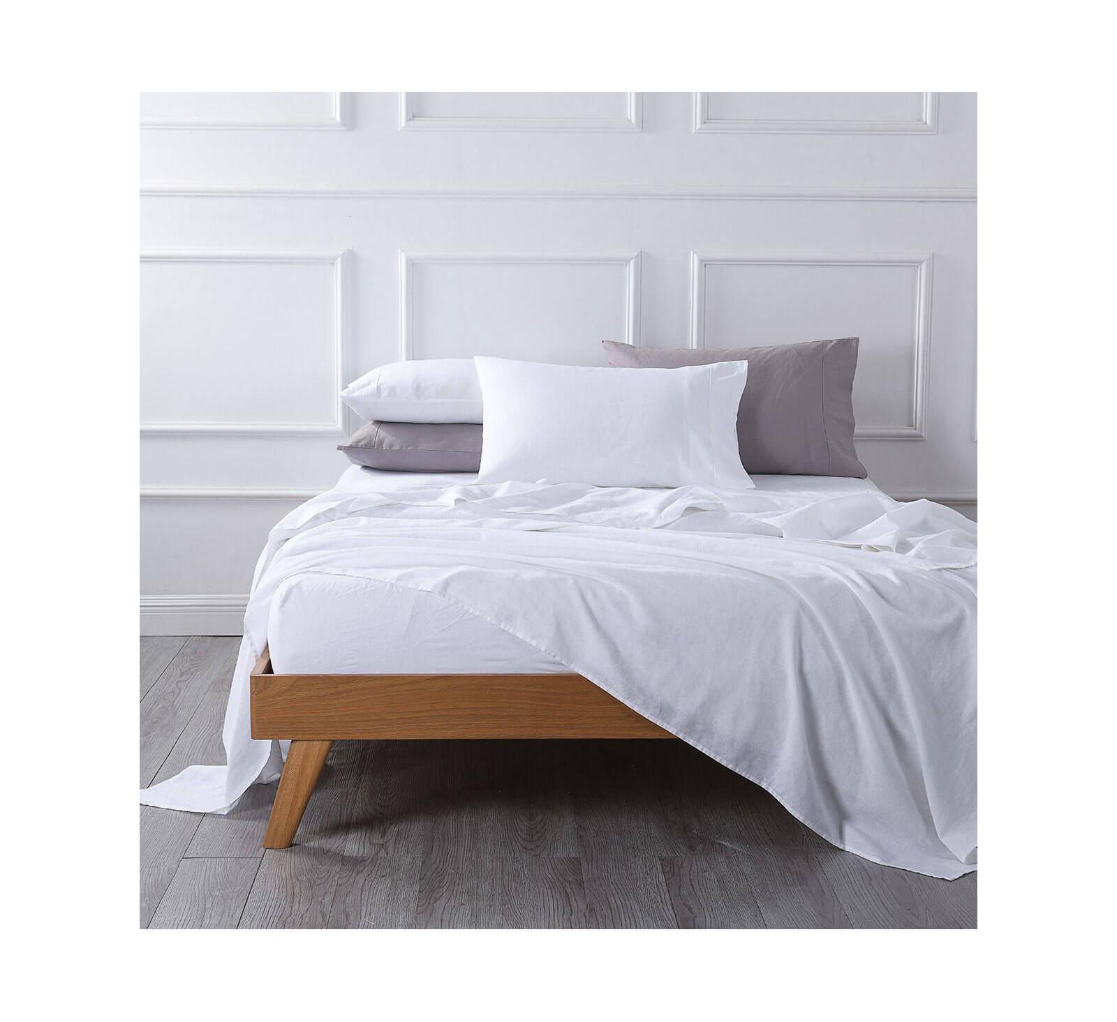 Egyptian Linens комплект постельного белья из бельгийского льна и хлопка, Twin XL