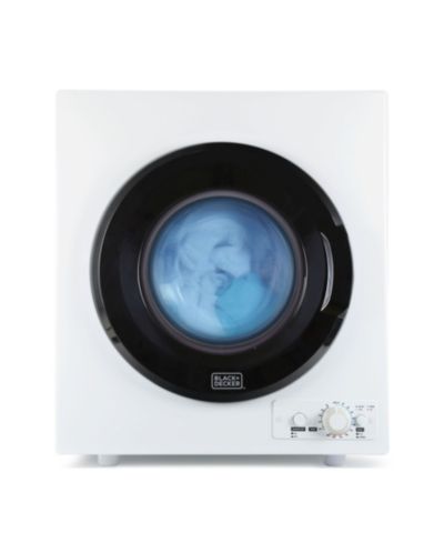 BLACK+DECKER Compact Dryer for Standard Wall Outlet, Small, 4 Modes, Load Volume 13.2 lbs