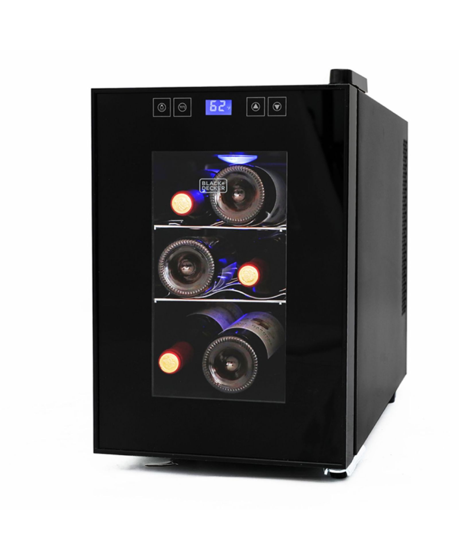 Винный шкаф BLACK+DECKER на 6 бутылок, BD60016, черный