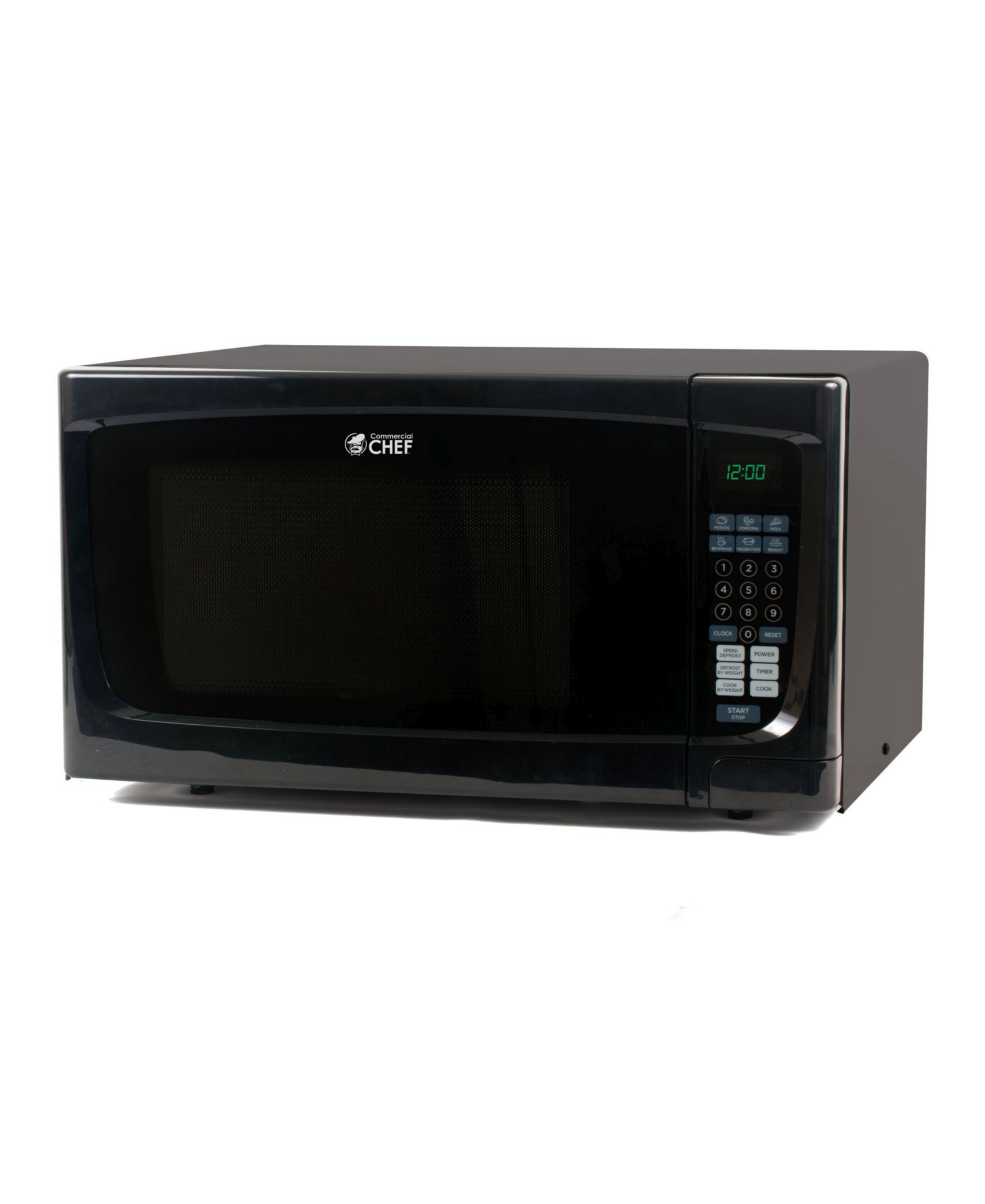 Commercial Chef 1.6 Cu. Ft. Countertop Microwave Oven, CHM16100B6C